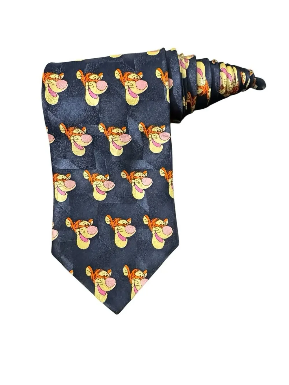 Disney Winnie The Pooh 100 Acre Collection Tigger Faces Cartoon Novelty Necktie